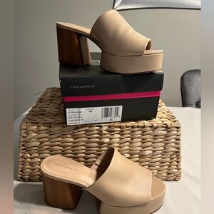 Women’s Vince Camuto Platform Heels- VC-Feshania in soft blush size 9M